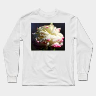 White Ranunculus Long Sleeve T-Shirt